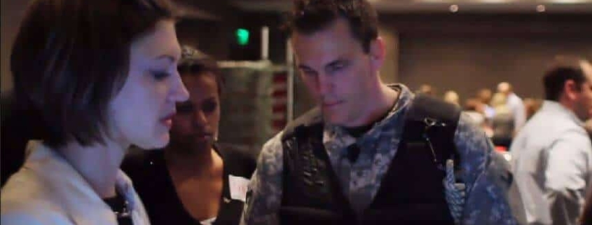 Afterburner helping client during seminar