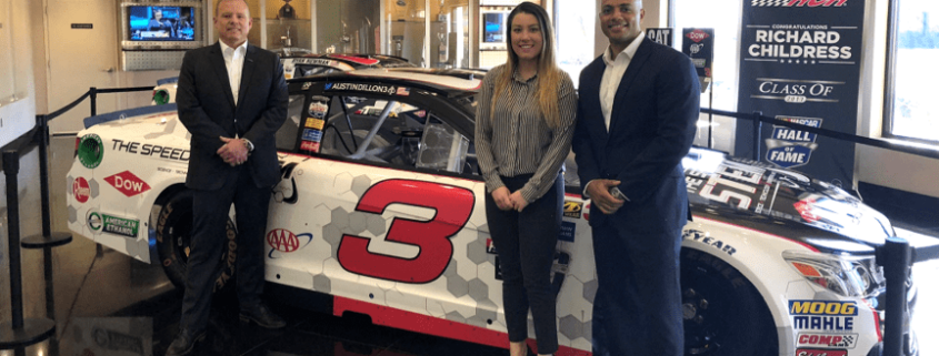 Afterburner team at the NASCAR Hall of Fame