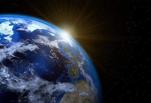 Image of Earth from outer space