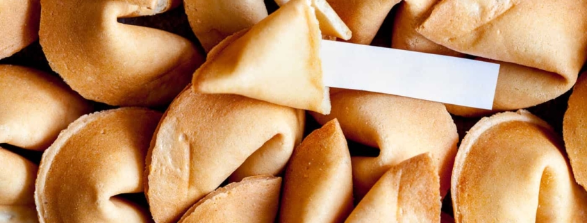 Image of pile of fortune cookies