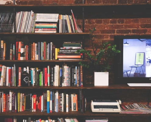 Image of bookshelf