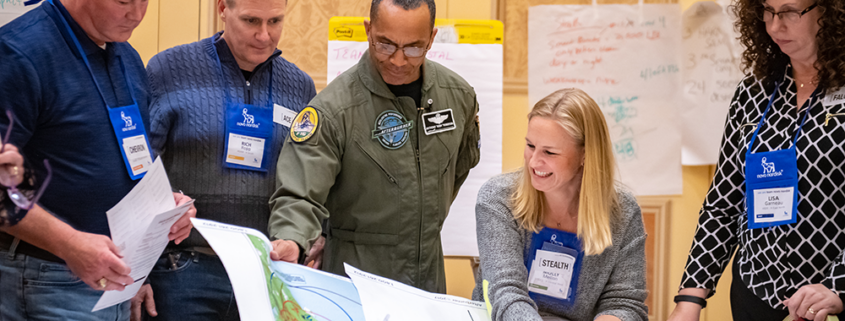 Afterburner and clients looking at map