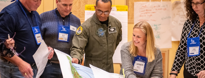 Front View Of Afterburner Team Building Exercise