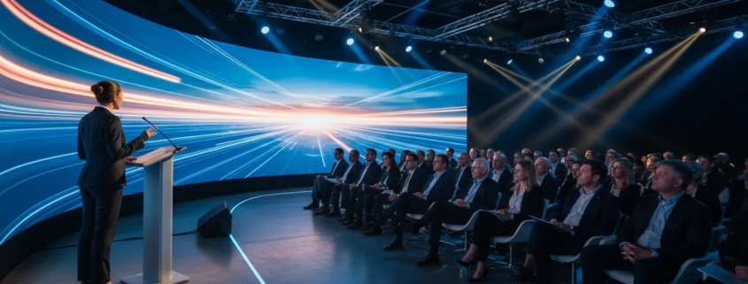 Top keynote speakers 2026 conference stage with business audience